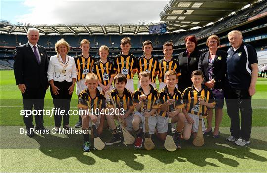 Cumann na mBunscol INTO Respect Exhibition Go Games 2015 at Kilkenny v Waterford - GAA Hurling All-Ireland Senior Championship Semi-Final