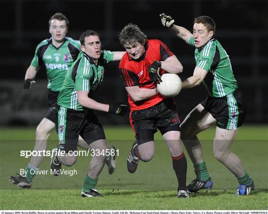 Queens v Down - Gaelic Life Dr. McKenna Cup Semi-Final
