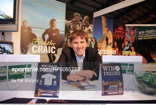 Former Soccer Player Peter Beardsley attends Holiday World Show 2009