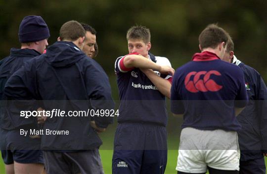 Munster Rugby Training Session