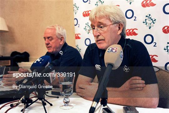 Ireland Rugby Press Conference - Thurs 26th Feb