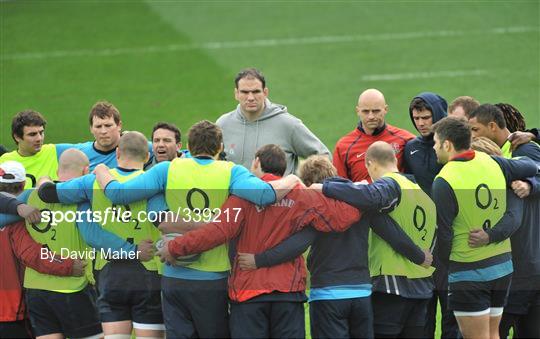 England Rugby Squad Captain's Run