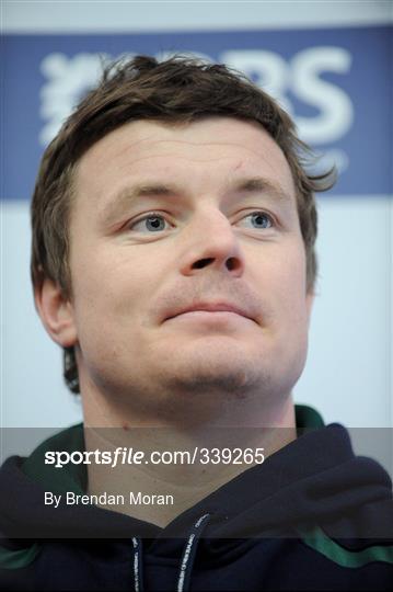Ireland Rugby Squad Press Conference - Friday