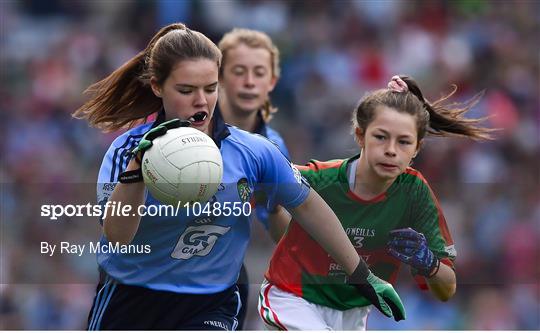 Cumann na mBunscol INTO Respect Exhibition Go Games 2015 at Dublin v Mayo - GAA Football All-Ireland Senior Championship Semi-Final