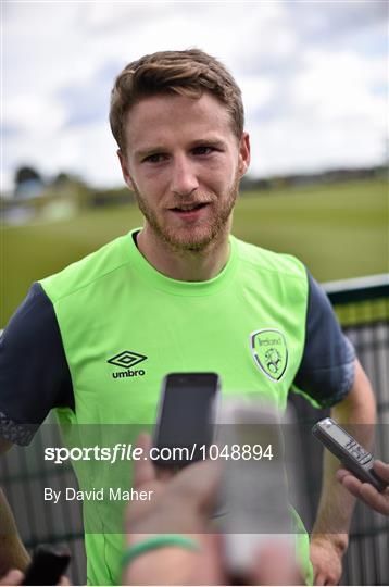 Republic of Ireland pitchside Press Conference