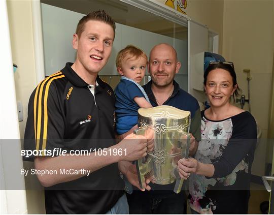 GAA Hurling All-Ireland Champions Kilkenny visit Our Lady's Children's Hospital, Crumlin