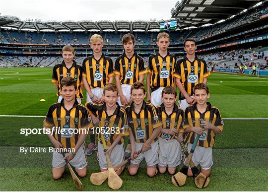 Cumann na mBunscoil INTO Respect Exhibition Go Games 2015 at Kilkenny v Galway - GAA Hurling All-Ireland Senior Championship Final