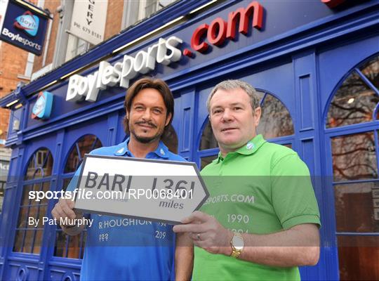 Boylesports Photocall with Toto Schillaci and Ray Houghton