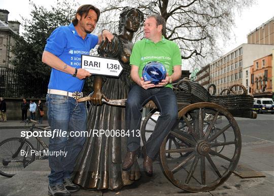 Boylesports Photocall with Toto Schillaci and Ray Houghton