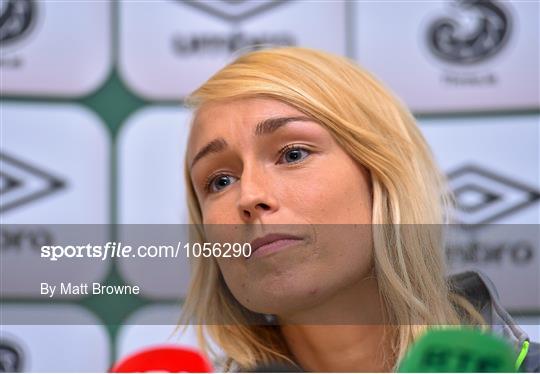 Press Conference Ahead of Republic of Ireland Women’s National Team’s EURO 2017 Opening Qualifier