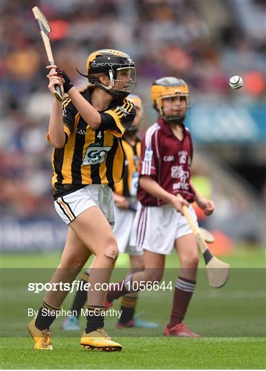 Cumann na mBunscol INTO Respect Exhibition Go Games 2015 at Kilkenny v Galway - GAA Hurling All-Ireland Senior Championship Final