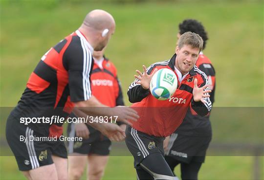 Munster Rugby Squad Training - Tues 28th