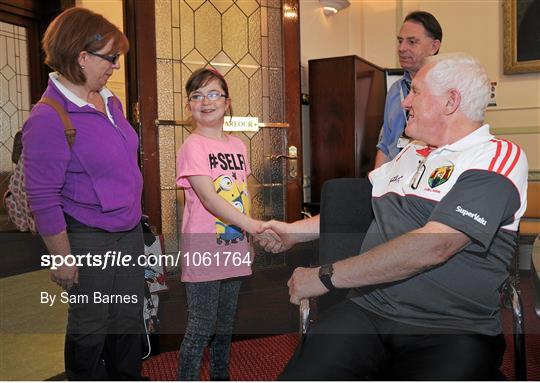 Victorious Cork Ladies Gaelic team visit Temple Street Hospital