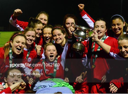 St Catherine’s LFC v Shelbourne U18 LFC - FAI Umbro Women’s Intermediate Cup Final