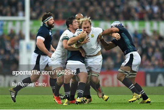 South Africa v Scotland - 2015 Rugby World Cup Pool B South Africa v Scotland - 2015 Rugby World Cup Pool B