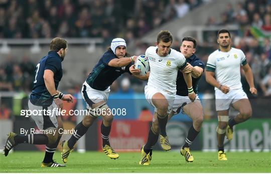 South Africa v Scotland - 2015 Rugby World Cup Pool B South Africa v Scotland - 2015 Rugby World Cup Pool B