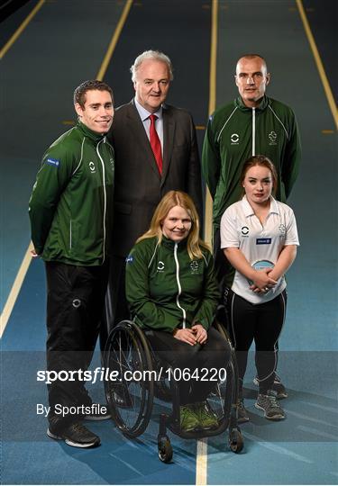 Announcement of the Irish Team for the Paralympic Athletics World Championships in Doha, Qatar with Team Sponsor Allianz