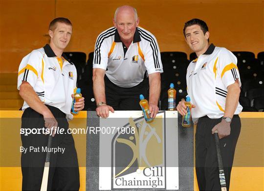 Lucozade Sport Photocall with Brian Cody, Henry Shefflin and Derek Lyng