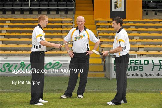 Lucozade Sport Photocall with Brian Cody, Henry Shefflin and Derek Lyng