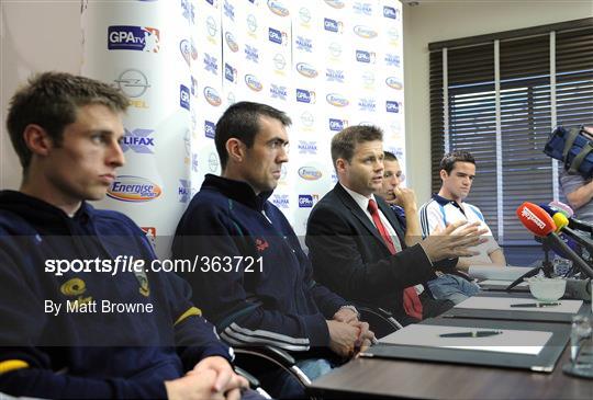 GPA Press Conference – Munster SHC Final, Leinster SFC Final