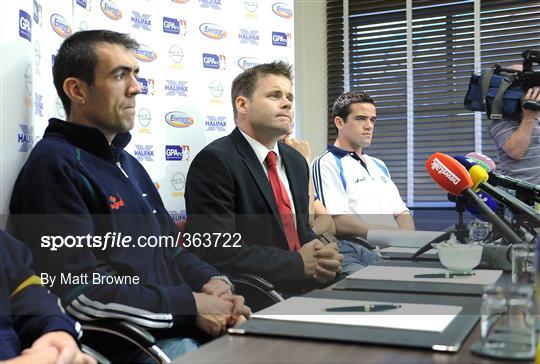 GPA Press Conference – Munster SHC Final, Leinster SFC Final