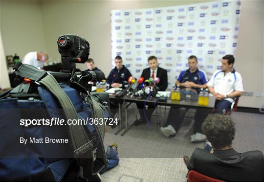 GPA Press Conference – Munster SHC Final, Leinster SFC Final GPA Press Conference – Munster SHC Final, Leinster SFC Final