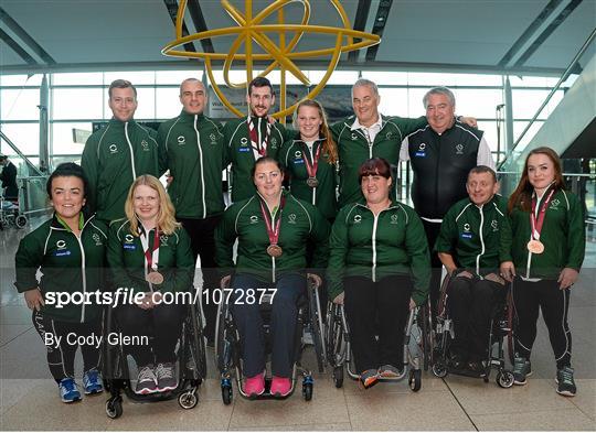 Paralympics Ireland Team Homecoming from DOHA