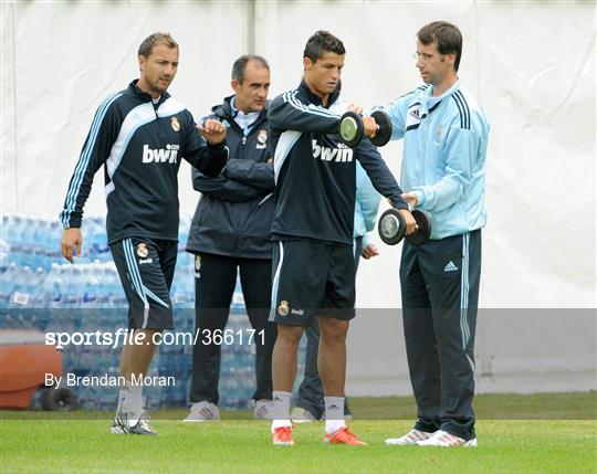 real madrid pre season training