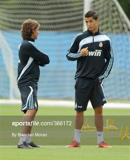 real madrid pre season training
