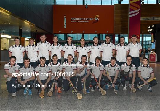 Galway team depart ahead of the AIG Fenway Hurling Classic and Irish Festival