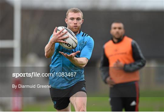 Munster Rugby Squad Training & Press Conference
