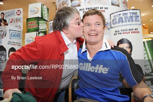 Gillette / Dunnes Stores In-Store Signings with Brian O'Driscoll