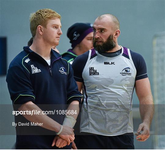 Connacht Rugby Squad Training & Press Conference