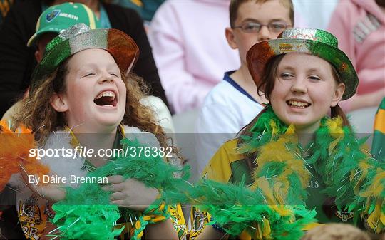 Supporters at the Kerry v Meath game