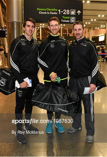 GAA All-Star Tour 2015, sponsored by Opel, departs for Austin, Texas, USA