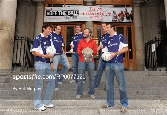 Ulster Bank GAA Stars at the Final Live Broadcast of the Off the Ball Roadshow with Ulster Bank