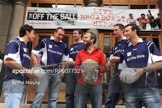 Ulster Bank GAA Stars at the Final Live Broadcast of the Off the Ball Roadshow with Ulster Bank