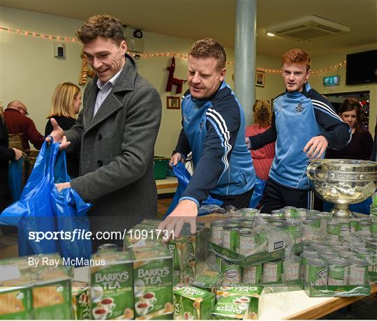 Dublin Footballers help out at Capuchin Day Centre