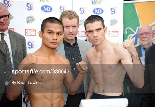 Hunky Dorys World Title Fight Night Weigh-In