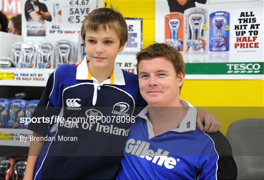 Gillette / Tesco In-Store Signing with Brian O'Driscoll