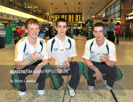 Departure of the Irish Team to the 2009 World Handball Championships