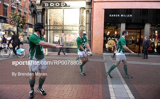 PUMA’s New Ireland Rugby Kit Arrives on the Streets of Dublin