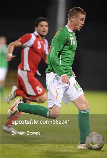 Republic of Ireland v Georgia - UEFA European U21 Championship Qualifier Republic of Ireland v Georgia - UEFA European U21 Championship Qualifier
