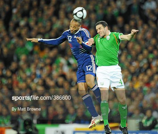 Republic of Ireland v France - FIFA 2010 World Cup Qualifying Play-Off 1st leg