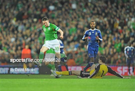 Republic of Ireland v France - FIFA 2010 World Cup Qualifying Play-Off 1st leg Republic of Ireland v France - FIFA 2010 World Cup Qualifying Play-Off 1st leg
