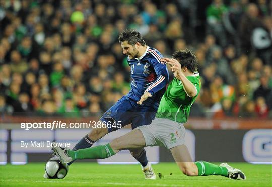Republic of Ireland are defeated by France 1-0 - FIFA 2010 World Cup Qualifying Play-Off 1st leg