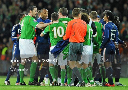 Republic of Ireland v France - FIFA 2010 World Cup Qualifying Play-Off 1st leg Republic of Ireland v France - FIFA 2010 World Cup Qualifying Play-Off 1st leg