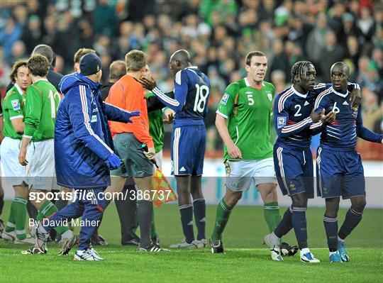 Republic of Ireland v France - FIFA 2010 World Cup Qualifying Play-Off 1st leg Republic of Ireland v France - FIFA 2010 World Cup Qualifying Play-Off 1st leg