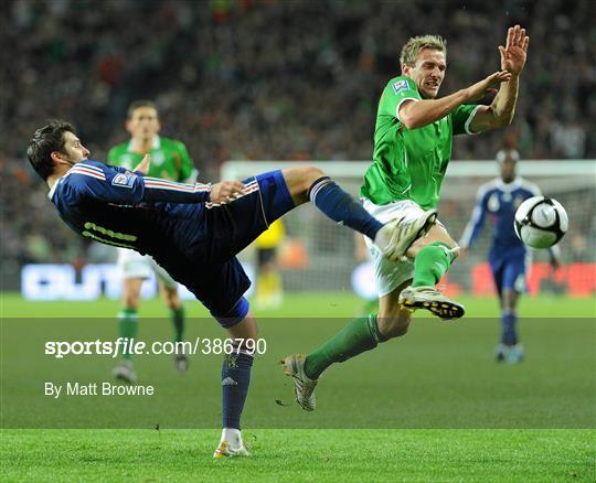 Republic of Ireland v France - FIFA 2010 World Cup Qualifying Play-Off 1st leg Republic of Ireland v France - FIFA 2010 World Cup Qualifying Play-Off 1st leg
