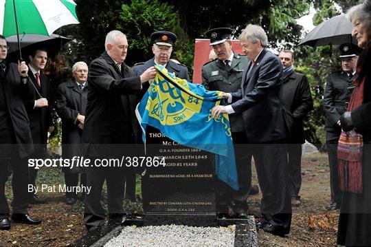 Unveiling of Headstone to Thomas St. George McCarthy